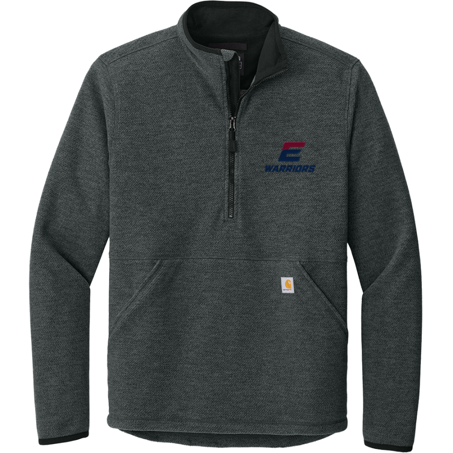 OFFICIAL ONLINE STORE OF EASTERN ATHLETICS <span class="pdp-name-mascot">Eastern Connecticut Warriors</span> Carhartt Men's Textured 1/2-Zip Fleece Jacket