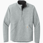CROW HIGH SCHOOL Cougars Online Store Carhartt Men's Textured 1/2-Zip Fleece Jacket Front Thumbnail