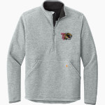 TERREBONNE HIGH SCHOOL TIGERS <span class="pdp-name-mascot">TERREBONNE TIGERS</span> Carhartt Men's Textured 1/2-Zip Fleece Jacket Front Thumbnail