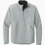 Be Better Foundation Team Derek Fisher Carhartt Men's Textured 1/2-Zip Fleece Jacket Front Thumbnail