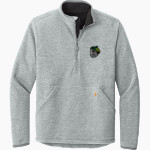 SCC Oaks <span class="pdp-name-mascot">Salem Oaks</span> Carhartt Men's Textured 1/2-Zip Fleece Jacket Front Thumbnail