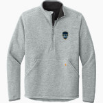Potsdam Police Deptartment Police <span class="pdp-name-mascot">Potsdam Police Deptartment Police</span> Carhartt Men's Textured 1/2-Zip Fleece Jacket Front Thumbnail