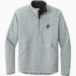 WATERTOWN HIGH SCHOOL GOSLINGS Carhartt Men's Textured 1/2-Zip Fleece Jacket Front Thumbnail
