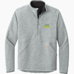 Eastern Alamance Eagles Carhartt Men's Textured 1/2-Zip Fleece Jacket Front Thumbnail