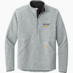 Potter Valley Bearcats <span class="pdp-name-mascot">Potter Valley Bearcats</span> Carhartt Men's Textured 1/2-Zip Fleece Jacket Front Thumbnail