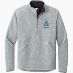 BOYD-BUCHANAN HIGH SCHOOL BUCCANEERS Carhartt Men's Textured 1/2-Zip Fleece Jacket Front Thumbnail