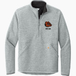 WALDRON HIGH SCHOOL BULLDOGS Carhartt Men's Textured 1/2-Zip Fleece Jacket Front Thumbnail
