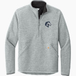 Grand Traverse Academy Mustangs <span class="pdp-name-mascot">Grand Traverse Academy Mustangs</span> Carhartt Men's Textured 1/2-Zip Fleece Jacket Front Thumbnail