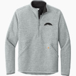 Roseburg Indians <span class="pdp-name-mascot">Roseburg Indians</span> Carhartt Men's Textured 1/2-Zip Fleece Jacket Front Thumbnail