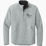In Step Coaching Isc <span class="pdp-name-mascot">In Step Coaching Isc</span> Carhartt Men's Textured 1/2-Zip Fleece Jacket Front Thumbnail