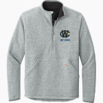 WEST PHILADELPHIA CATHOLIC HIGH SCHOOL BURRS <span class="pdp-name-mascot">WEST PHILADELPHIA BURRS</span> Carhartt Men's Textured 1/2-Zip Fleece Jacket Front Thumbnail