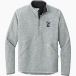 VENICE HIGH SCHOOL GONDOLIERS <span class="pdp-name-mascot">VENICE GONDOLIERS</span> Carhartt Men's Textured 1/2-Zip Fleece Jacket Front Thumbnail