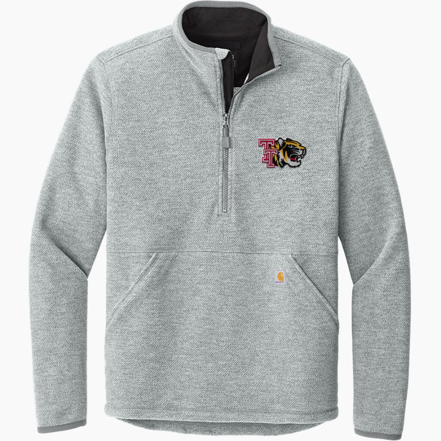 TERREBONNE HIGH SCHOOL TIGERS <span class="pdp-name-mascot">TERREBONNE TIGERS</span> Carhartt Men's Textured 1/2-Zip Fleece Jacket