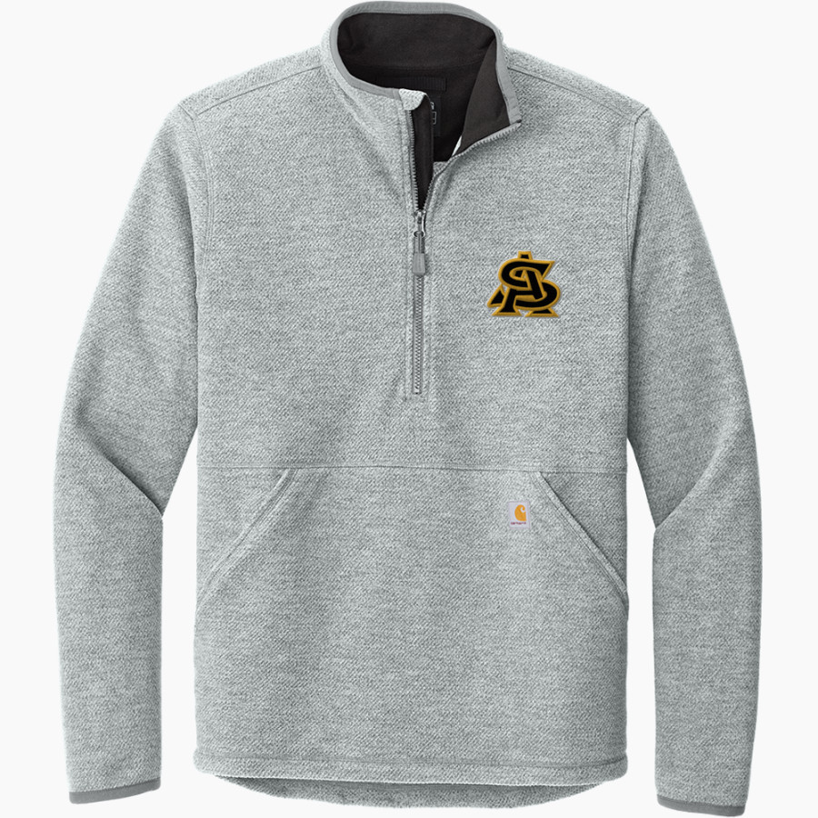 AMARILLO HIGH SCHOOL SANDIES <span class="pdp-name-mascot">AMARILLO SANDIES</span> Carhartt Men's Textured 1/2-Zip Fleece Jacket