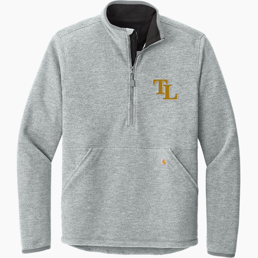 Terra Linda Trojans Carhartt Men's Textured 1/2-Zip Fleece Jacket
