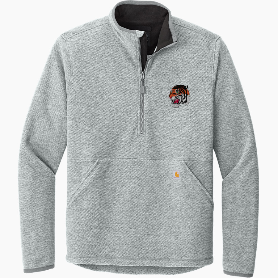 HACKETTSTOWN HIGH SCHOOL TIGERS <span class="pdp-name-mascot">HACKETTSTOWN TIGERS</span> Carhartt Men's Textured 1/2-Zip Fleece Jacket