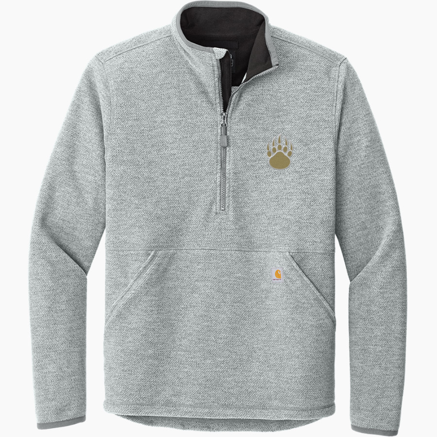 MISSION HILLS HIGH SCHOOL GRIZZLIES <span class="pdp-name-mascot">MISSION HILLS GRIZZLIES</span> Carhartt Men's Textured 1/2-Zip Fleece Jacket