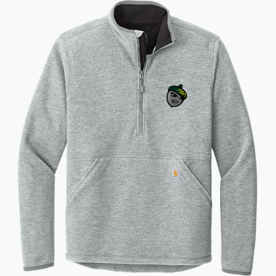 SCC Oaks <span class="pdp-name-mascot">Salem Oaks</span> Carhartt Men's Textured 1/2-Zip Fleece Jacket