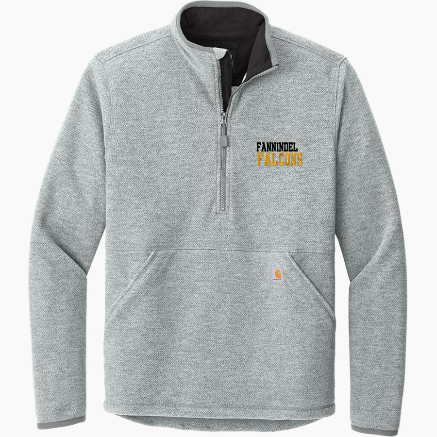 Fannindel Falcons <span class="pdp-name-mascot">Fannindel Falcons</span> Carhartt Men's Textured 1/2-Zip Fleece Jacket