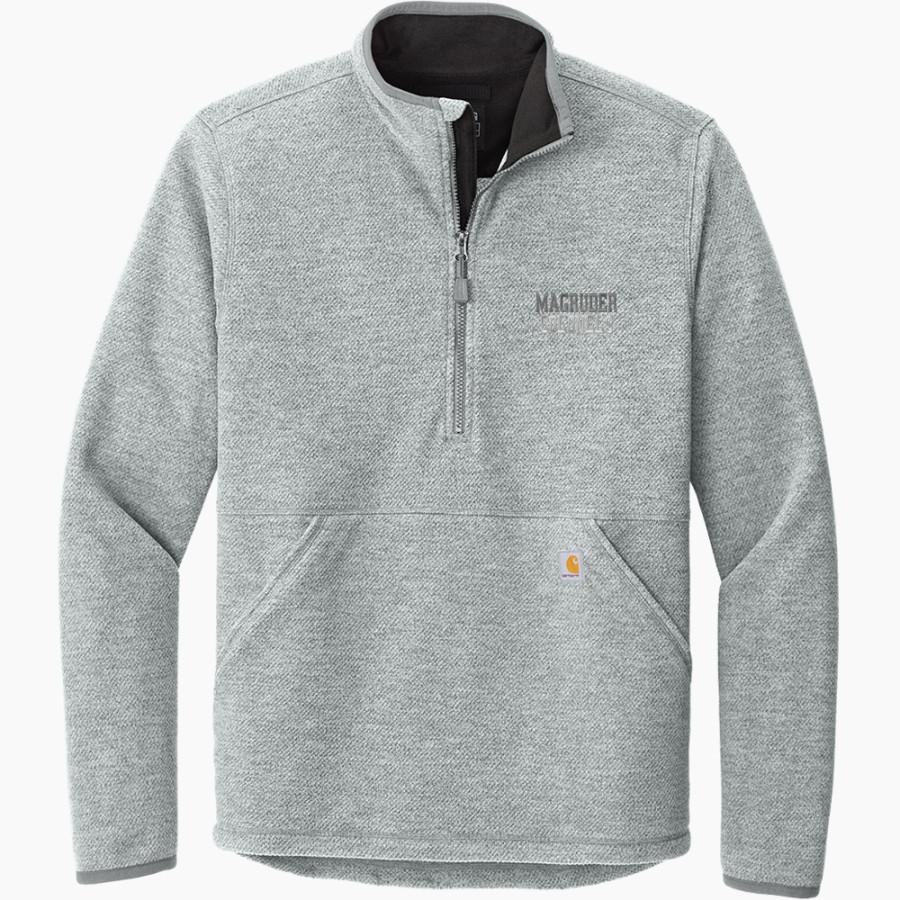 MAGRUDER HIGH SCHOOL COLONELS <span class="pdp-name-mascot">MAGRUDER COLONELS</span> Carhartt Men's Textured 1/2-Zip Fleece Jacket