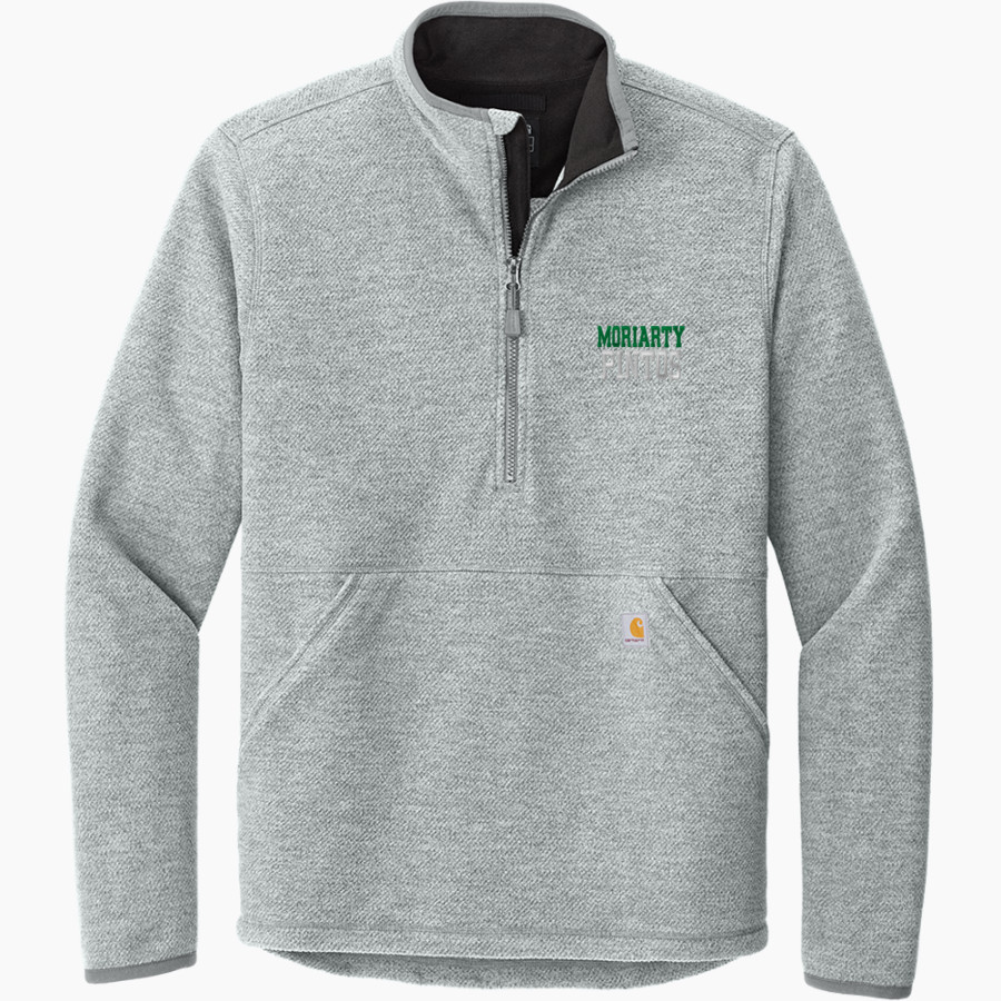 MORIARTY HIGH SCHOOL PINTOS Carhartt Men's Textured 1/2-Zip Fleece Jacket