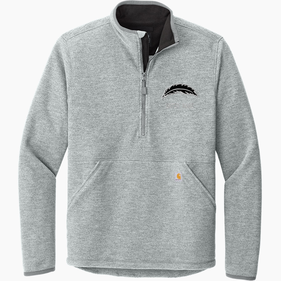 Roseburg Indians <span class="pdp-name-mascot">Roseburg Indians</span> Carhartt Men's Textured 1/2-Zip Fleece Jacket