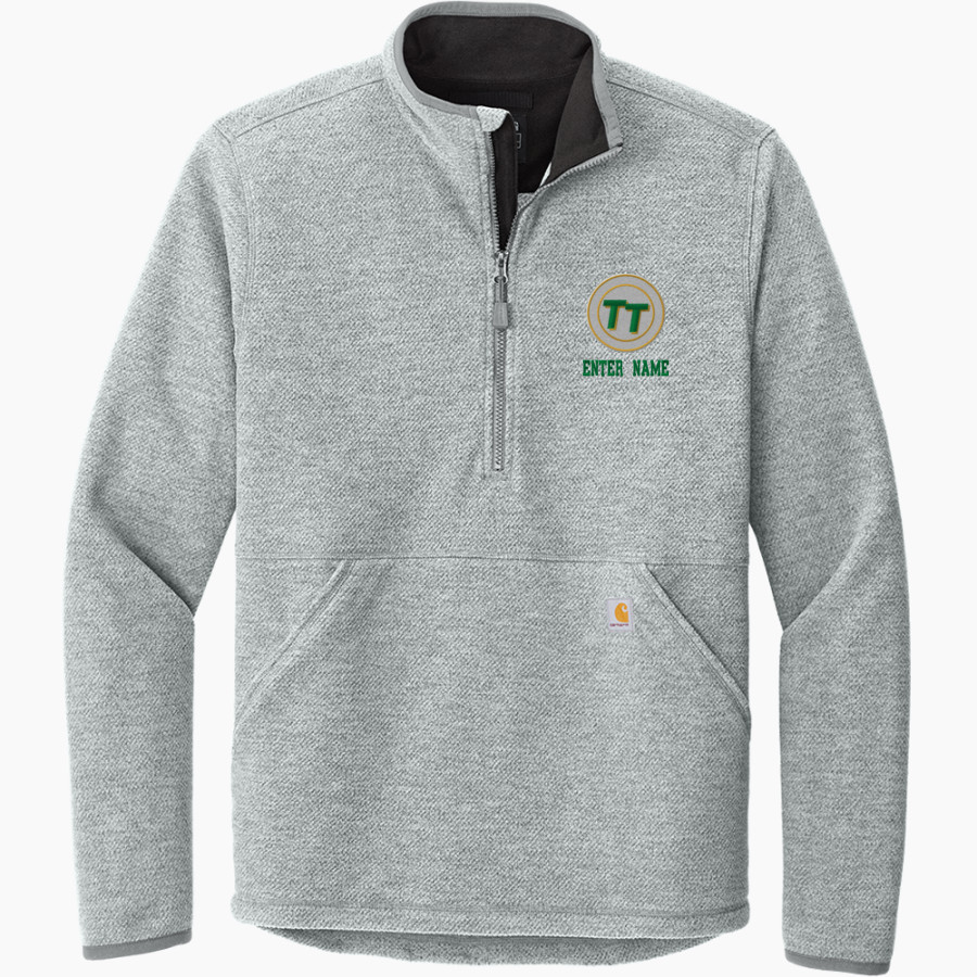 Triplett Tech Carhartt Men's Textured 1/2-Zip Fleece Jacket