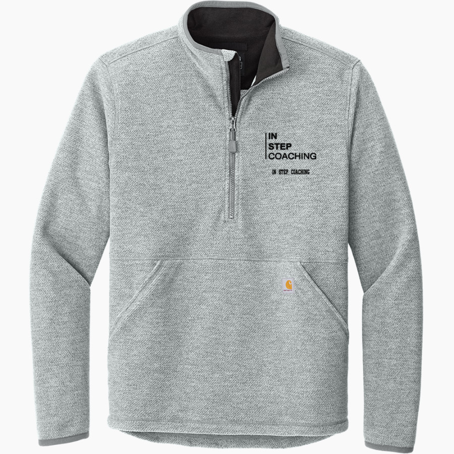 In Step Coaching Isc <span class="pdp-name-mascot">In Step Coaching Isc</span> Carhartt Men's Textured 1/2-Zip Fleece Jacket