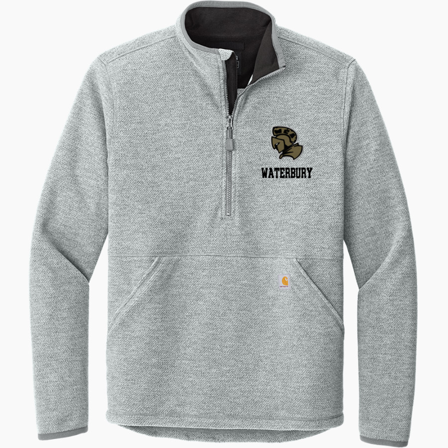 WATERBURY CAREER ACADEMY Spartans <span class="pdp-name-mascot">Waterbury Spartans</span> Carhartt Men's Textured 1/2-Zip Fleece Jacket