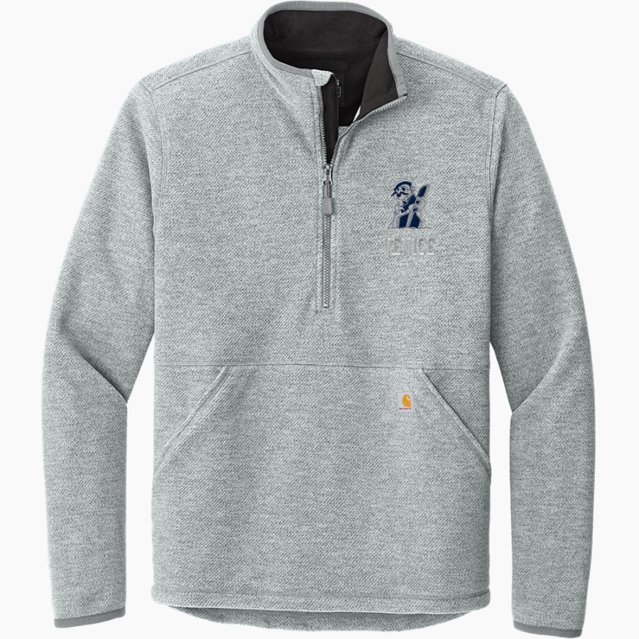VENICE HIGH SCHOOL GONDOLIERS <span class="pdp-name-mascot">VENICE GONDOLIERS</span> Carhartt Men's Textured 1/2-Zip Fleece Jacket