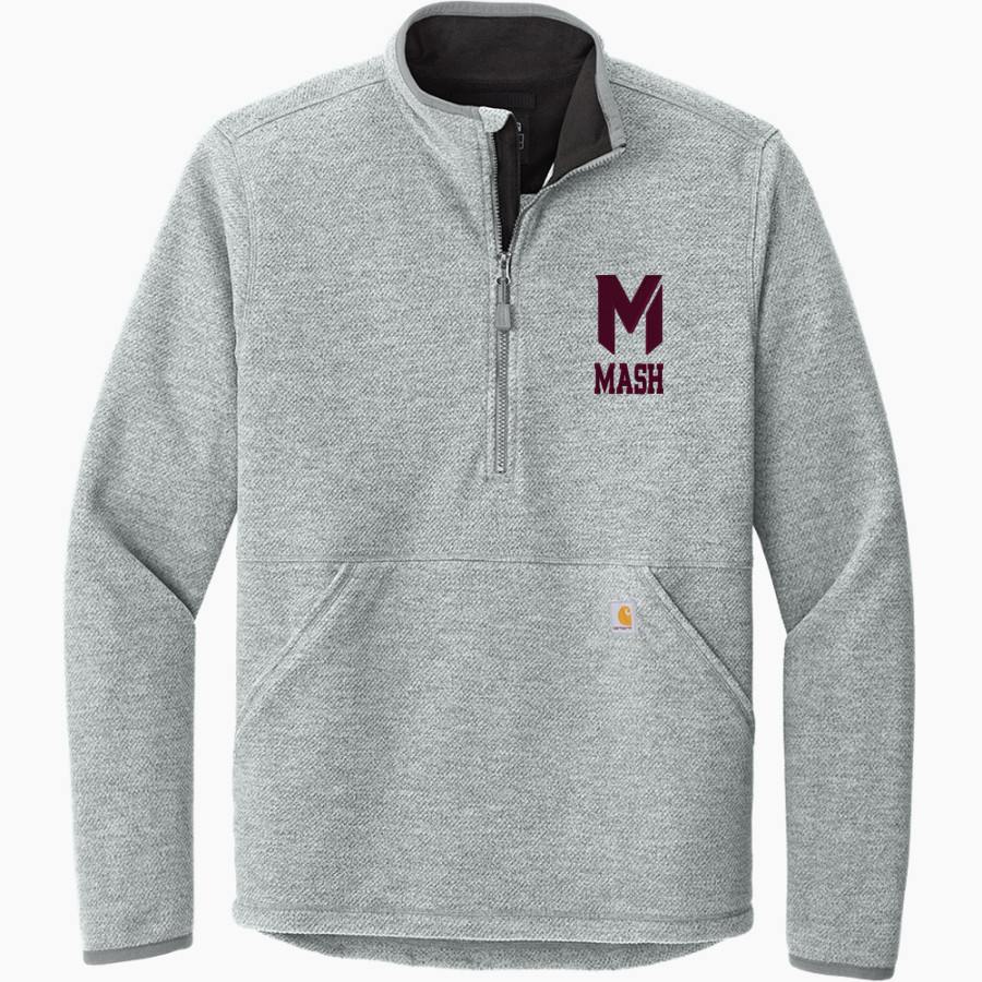 Mash Athletics <span class="pdp-name-mascot">Minnesota Mash Baseball Club</span> Carhartt Men's Textured 1/2-Zip Fleece Jacket