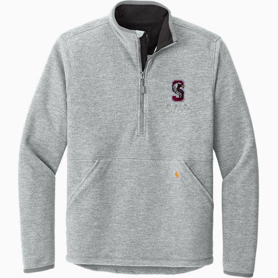 Skyview Eagles <span class="pdp-name-mascot">Skyview Middle Eagles</span> Carhartt Men's Textured 1/2-Zip Fleece Jacket