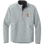 LESLIE HIGH SCHOOL BLACKHAWKS <span class="pdp-name-mascot">LESLIE BLACKHAWKS</span> Carhartt Men's Textured 1/2-Zip Fleece Jacket Front Thumbnail