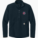 National Wrestling Coaches Association <span class="pdp-name-mascot">NWCA</span> Carhartt Men's Textured 1/2-Zip Fleece Jacket Front Thumbnail