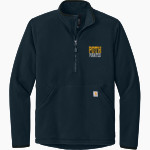 POTH HIGH SCHOOL PIRATES Carhartt Men's Textured 1/2-Zip Fleece Jacket Front Thumbnail