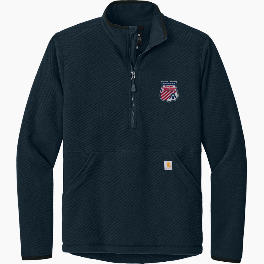 National Wrestling Coaches Association <span class="pdp-name-mascot">NWCA</span> Carhartt Men's Textured 1/2-Zip Fleece Jacket