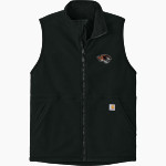 Globe Tigers Carhartt Men's Textured Fleece Vest Front Thumbnail