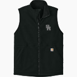 Spring Hill Panthers <span class="pdp-name-mascot">Spring Hill Panthers</span> Carhartt Men's Textured Fleece Vest Front Thumbnail