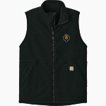 Warner Royals <span class="pdp-name-mascot">Warner Royals</span> Carhartt Men's Textured Fleece Vest Front Thumbnail