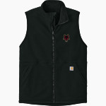 Coastal Alabama Coyotes Carhartt Men's Textured Fleece Vest Front Thumbnail