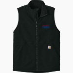 NORTH CENTRAL THUNDER Carhartt Men's Textured Fleece Vest Front Thumbnail
