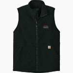 GALLATIN COUNTY HIGH SCHOOL HAWKS Carhartt Men's Textured Fleece Vest Front Thumbnail