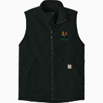 SEMINOLE COUNTY HIGH SCHOOL INDIANS Carhartt Men's Textured Fleece Vest Front Thumbnail