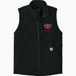 South Newton Middle School Carhartt Men's Textured Fleece Vest Front Thumbnail