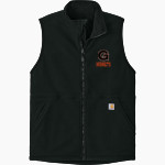 Giltner Hornets <span class="pdp-name-mascot">Giltner Hornets</span> Carhartt Men's Textured Fleece Vest Front Thumbnail