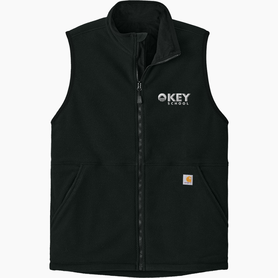KEY SCHOOL OBEZAGS Carhartt Men's Textured Fleece Vest