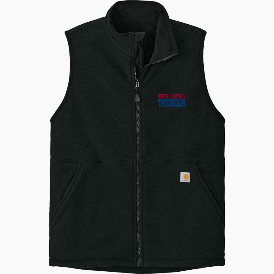 NORTH CENTRAL THUNDER Carhartt Men's Textured Fleece Vest