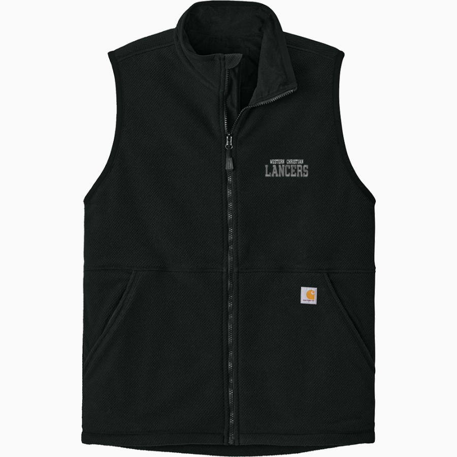 Western Christian Lancers <span class="pdp-name-mascot">Western Christian Lancers</span> Carhartt Men's Textured Fleece Vest