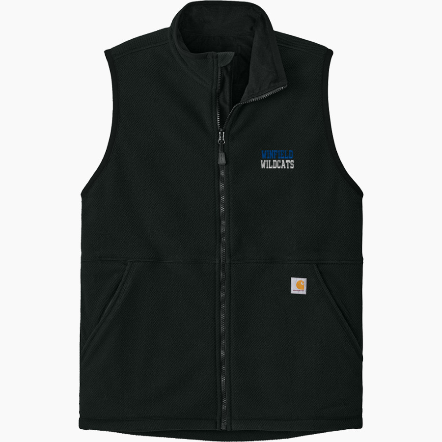 Winfield Elementary Wildcats <span class="pdp-name-mascot">Winfield Elementary Wildcats</span> Carhartt Men's Textured Fleece Vest