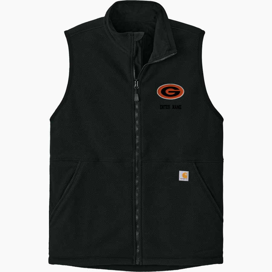 GILMER HIGH SCHOOL BUCKEYES <span class="pdp-name-mascot">GILMER BUCKEYES</span> Carhartt Men's Textured Fleece Vest